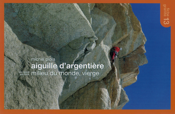 Kletterkarte 13 - aiguille d'argentiere - milieu du monde, vierge